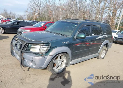 2001 Toyota Sequoia Sr5 V8 z USA, uszkodzony, nr VIN 5TDBT44A91S018974